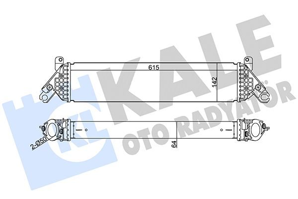 Интеркулер KALE OTO RADYATÖR 344960