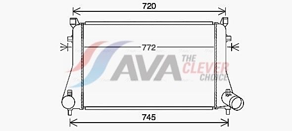 Інтеркулер AVA QUALITY COOLING VN4403 - zapix