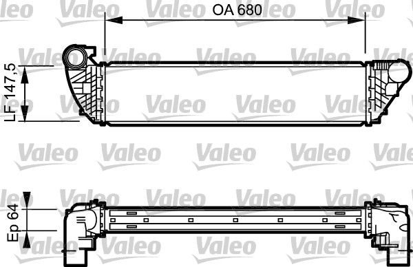 Интеркулер VALEO 817828