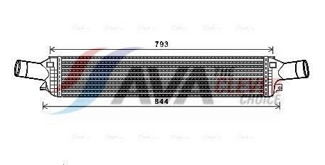 Інтеркулер AVA QUALITY COOLING AIA4319 - zapix