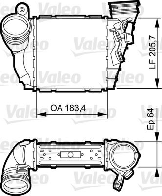 Інтеркулер VALEO 817557 - zapix