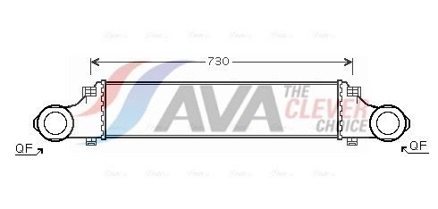 Інтеркулер AVA QUALITY COOLING MSA4354 - zapix