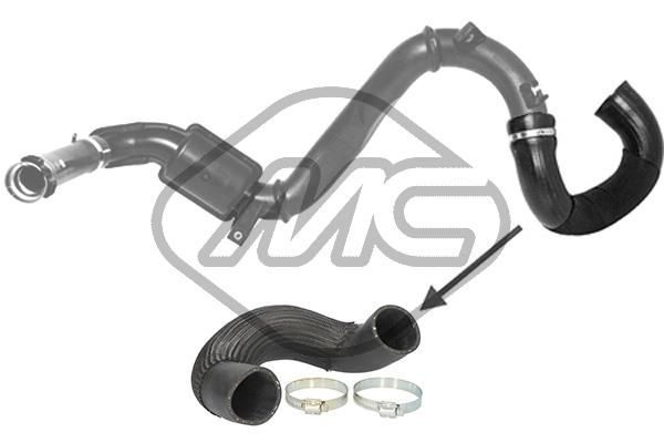 Патрубок інтеркулера METALCAUCHO 09965 - zapix