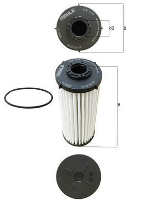 Фільтр АКПП MAHLE HX139D - zapix
