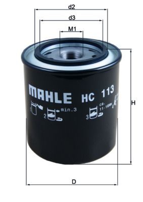 Фільтр АКПП MAHLE HC113 - zapix