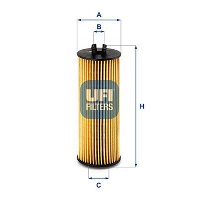 Оливний фільтр UFI 2524800 - zapix