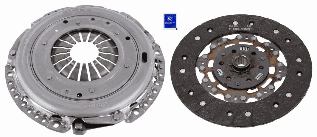 Комплект зчеплення SACHS 3000970120 - zapix
