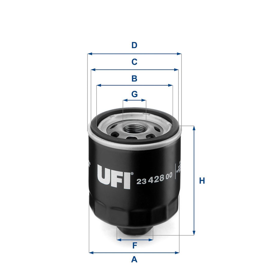 Оливний фільтр UFI 2342800 - zapix