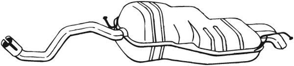 Глушник BOSAL 279107 - zapix