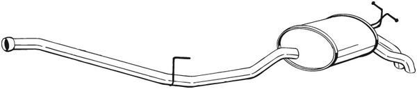 Глушник BOSAL 287087 - zapix