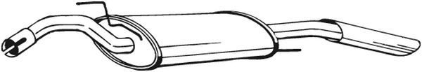 Глушник BOSAL 279489 - zapix