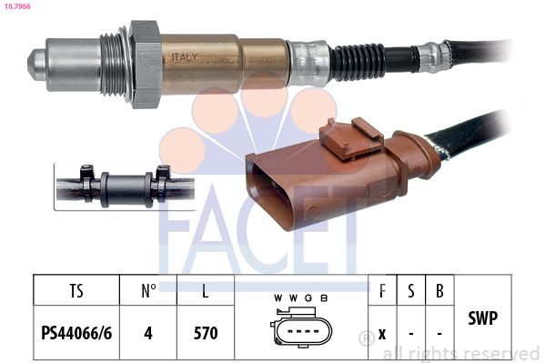 Кисневий датчик FACET 107966 - zapix