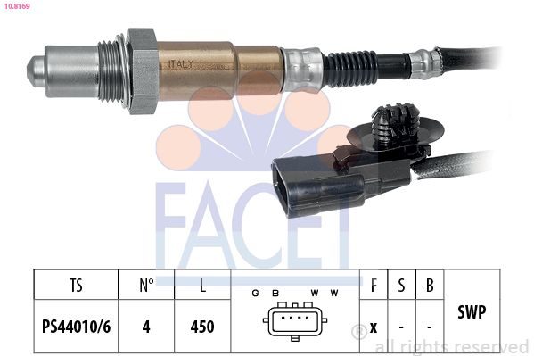 Кисневий датчик FACET 108169 - zapix
