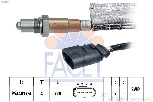 Кисневий датчик FACET 107163 - zapix