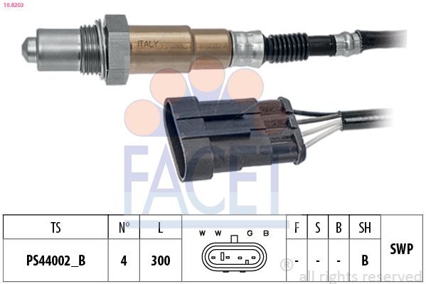Кисневий датчик FACET 108203 - zapix
