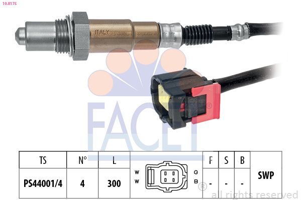 Кисневий датчик FACET 108175 - zapix