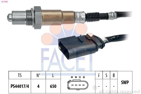 Кисневий датчик FACET 107585 - zapix