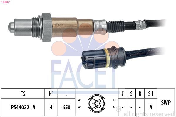 Кисневий датчик FACET 108287 - zapix