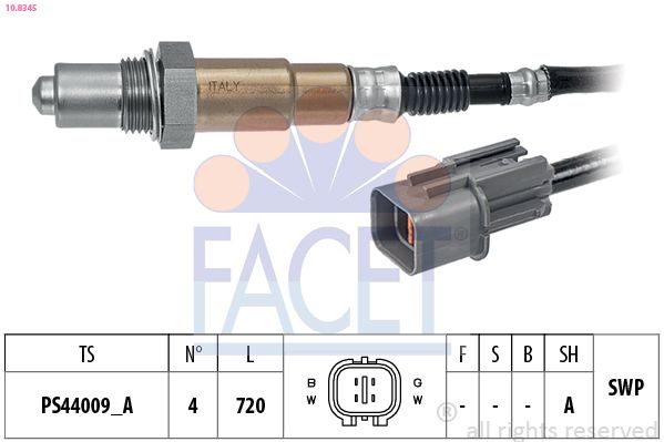 Кисневий датчик FACET 108345 - zapix