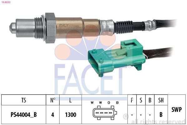 Кисневий датчик FACET 108222 - zapix