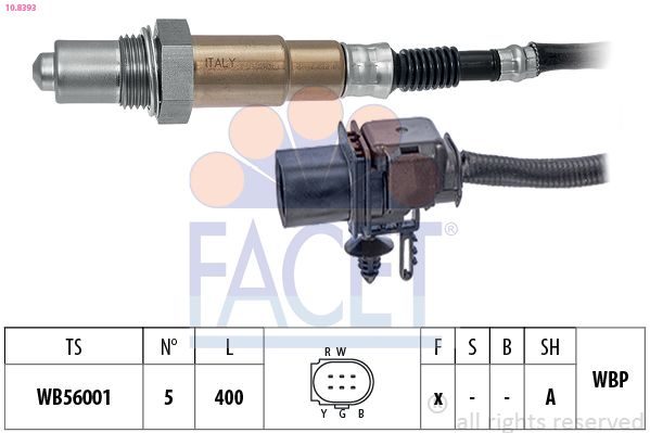 Кисневий датчик FACET 108393 - zapix