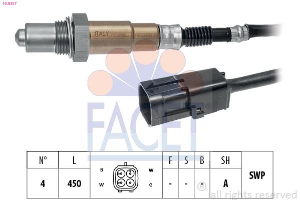 Кисневий датчик FACET 108357 - zapix