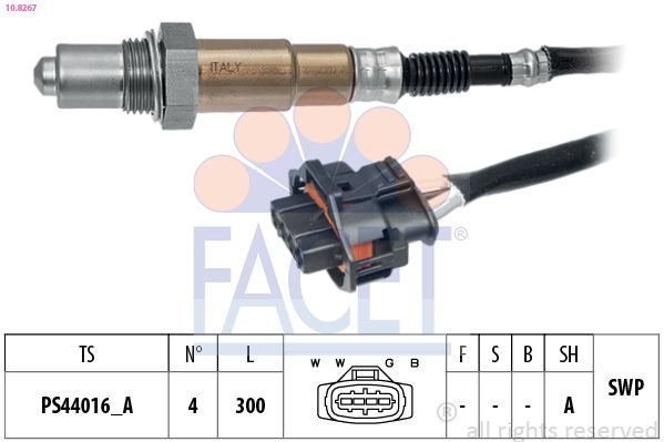 Кисневий датчик FACET 108267 - zapix