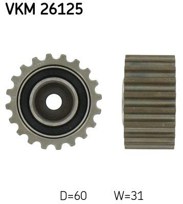 Обвідний ролик ГРМ SKF VKM26125 - zapix