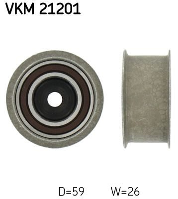 Обвідний ролик ГРМ SKF VKM21201 - zapix
