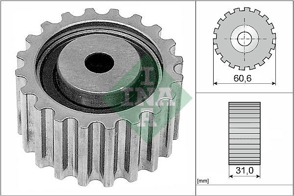 Обвідний ролик ГРМ SCHAEFFLER INA 532022010 - zapix