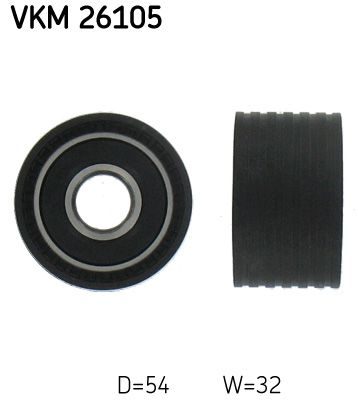 Обвідний ролик ГРМ SKF VKM26105 - zapix