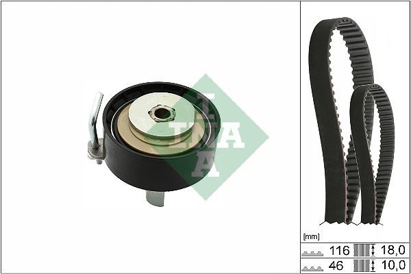 Комплект ременя ГРМ SCHAEFFLER INA 530070110 - zapix