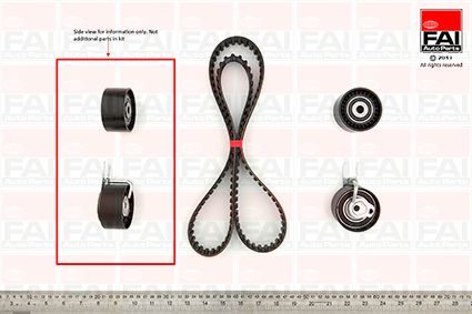 Комплект ременя ГРМ FAI AUTOPARTS TBK190 - zapix