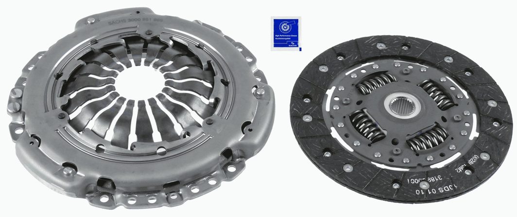 Комплект зчеплення SACHS 3000951969 - zapix