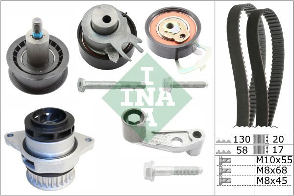 Комплект ременя ГРМ SCHAEFFLER INA 530008930 - zapix