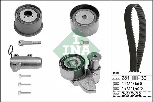 Комплект ременя ГРМ SCHAEFFLER INA 530048010 - zapix