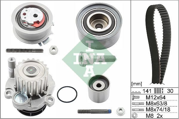 Комплект ременя ГРМ SCHAEFFLER INA 530046330 - zapix