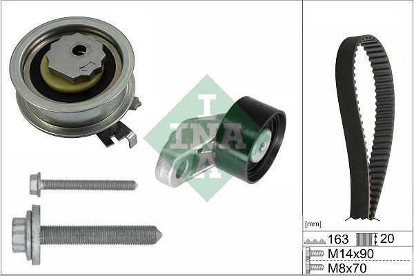Комплект ременя ГРМ SCHAEFFLER INA 530084610 - zapix