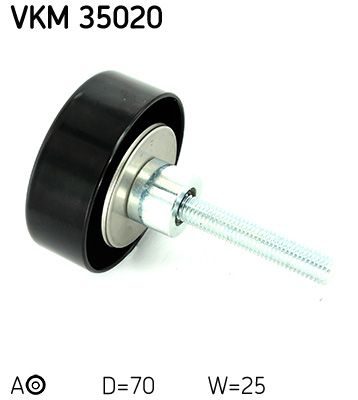 Обвідний ролик ременя приводного SKF VKM35020 - zapix