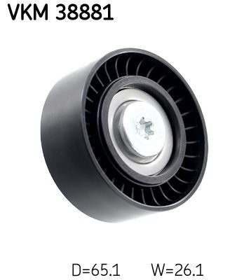 Обвідний ролик ременя приводного SKF VKM38881 - zapix