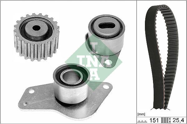 Комплект ременя ГРМ SCHAEFFLER INA 530018510 - zapix
