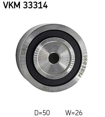 Обвідний ролик ременя приводного SKF VKM33314 - zapix