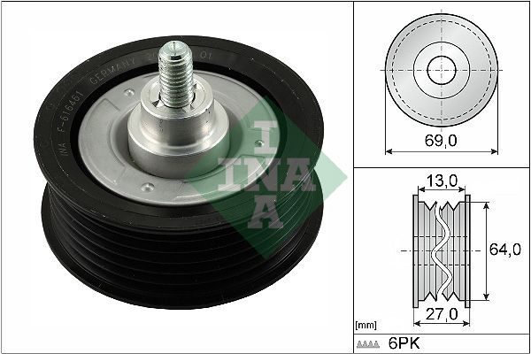 Обвідний ролик ременя приводного SCHAEFFLER INA 532047710 - zapix