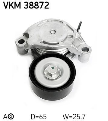 Натяжний пристрій ременя поліклінового SKF VKM38872 - zapix
