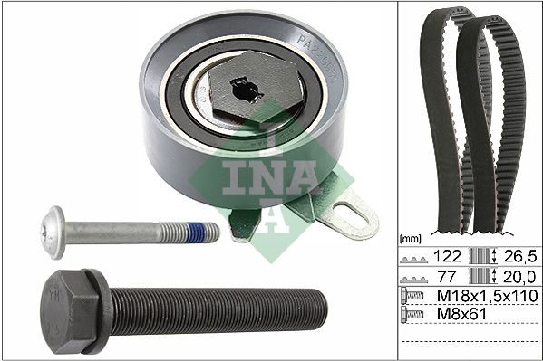 Комплект ременя ГРМ SCHAEFFLER INA 530040610 - zapix