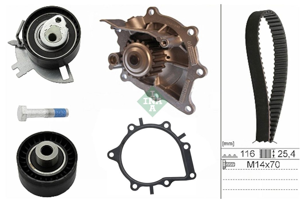 Комплект ременя ГРМ SCHAEFFLER INA 530069130 - zapix