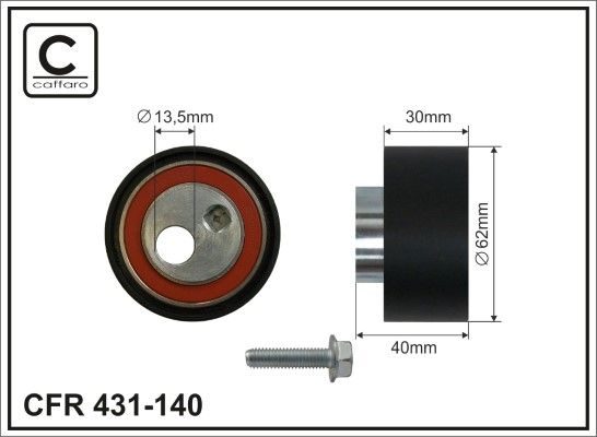 Натяжний ролик ГРМ CAFFARO 431140 - zapix