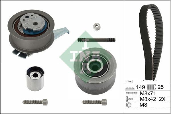 Комплект ременя ГРМ SCHAEFFLER INA 530083510 - zapix