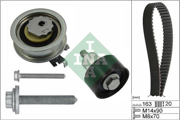 Комплект ременя ГРМ SCHAEFFLER INA 530059211 - zapix