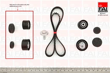 Комплект ременя ГРМ FAI AUTOPARTS TBK171 - zapix